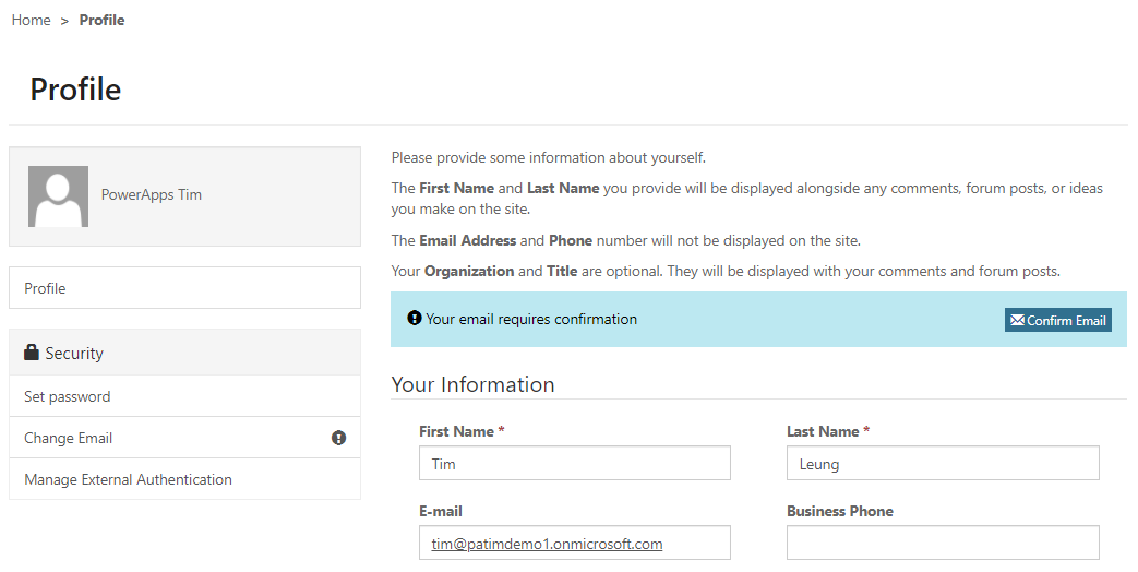 Power Apps Guide - Forms - How to show Office 365 user profile details on a  form - Power Apps Guide - Blog